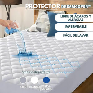 Protector para Colchón DreamCover™ | Impermeable, Antifluido y Acolchado