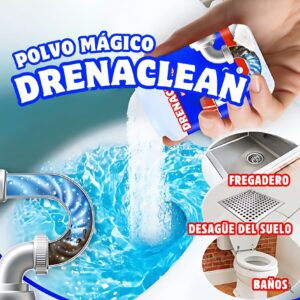 Drenaclean: Polvo desatascador instantáneo