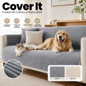 COVER IT: FUNDA DE CHENILLA PARA SOFÁ