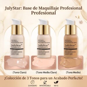 JulyStar: Base de maquillaje profesional