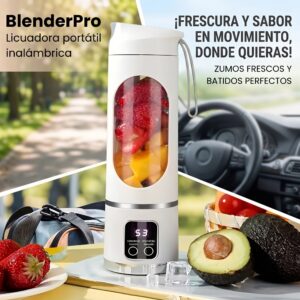 BlenderPro: Licuadora portátil inalámbrica
