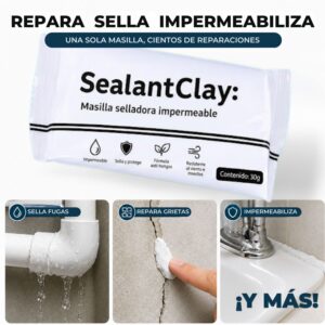 SealantClay: Masilla selladora impermeable