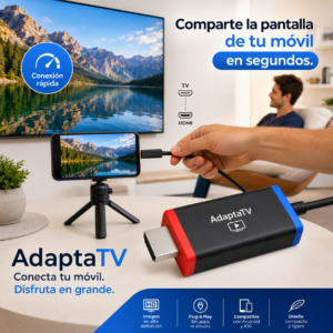 AdaptaTV: Cable de conexión instantánea 4k 60hz
