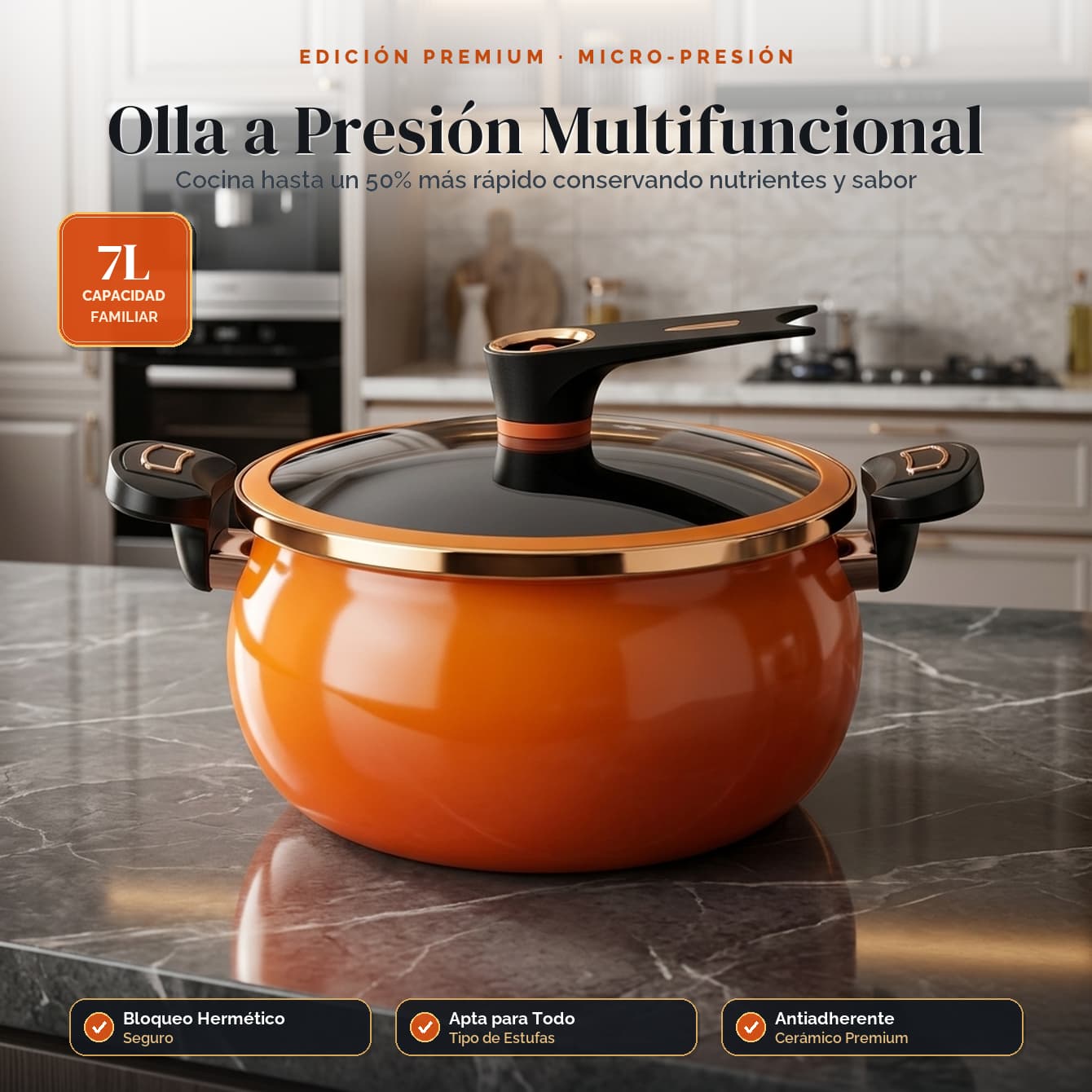 PressPot: Olla antiadherente multifunción de micropresión