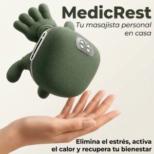 MedicRest: Masajeador Shiatsu termoterapéutico